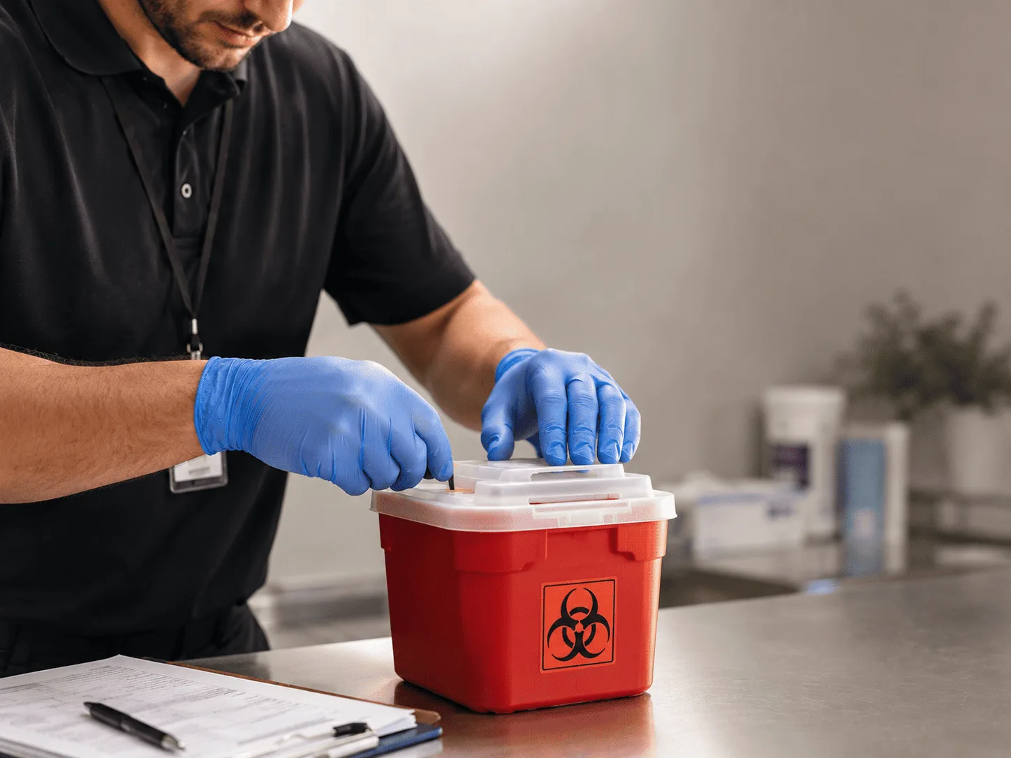 Why choose Sharps Waste Disposal in Coupland, TX